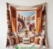 Hermes Throw Blankets